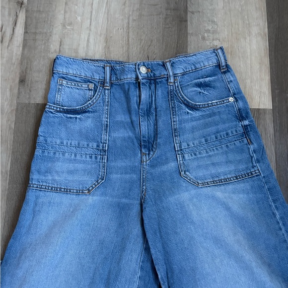 PILCRO The Jane High-Rise Wide-Leg Jeans 28 - Picture 3 of 16